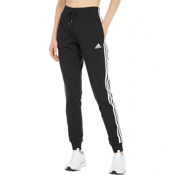 💕2 for $15💕 adidas Women's Essentials 3-Stripes Pants Jogger Activewear - Picture 1 of 5